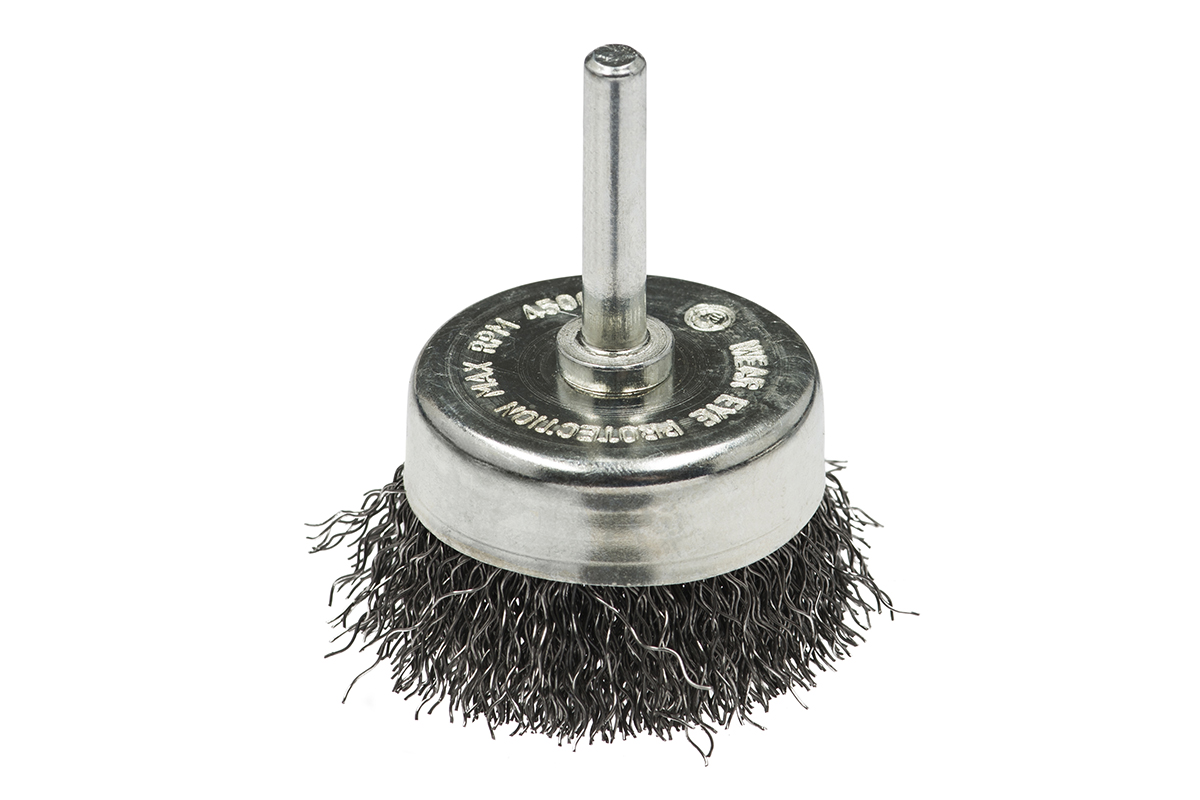Щетка чашечная, гофрированная для дрелей № 103 ПрофОснастка Мастер хв 6 мм D63 мм RPM 4500 S 0,3
