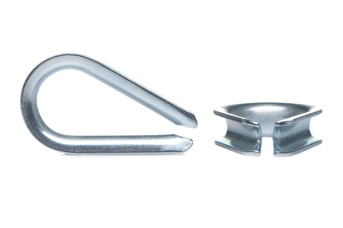 Коуш для стальных канатов DIN 6899 d18 в Москве