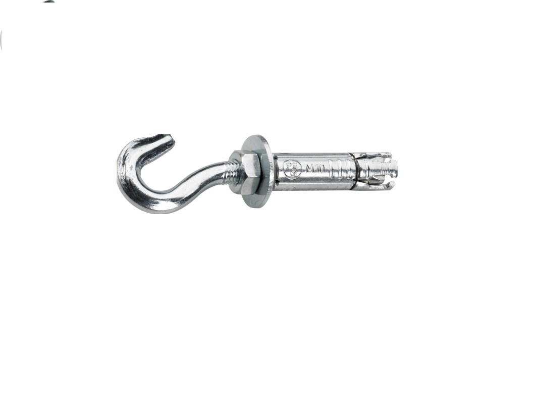 HBF Анкер с кованным болтом-крюком, электрооцинкованный Sormat М12 (20х80)