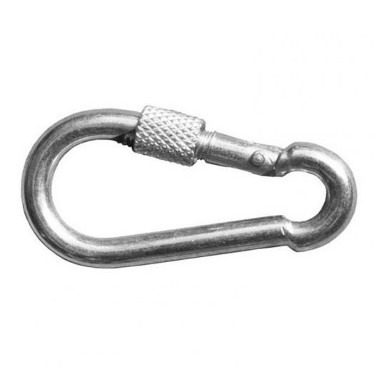 Карабин пожарный с фиксатором (DIN 5299D)  d12