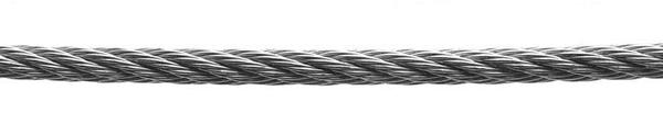 Трос 10 мм стальной для растяжки (DIN 3055) d8