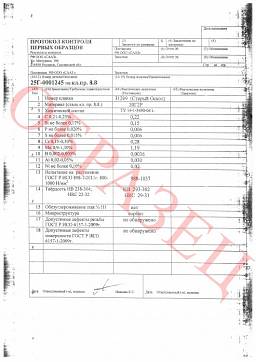 Сертификат на Болт высокопрочный класс прочности 12.9 DIN 933 7