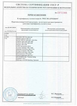 Сертификат на Винт установочный с заостренным концом 45Н DIN 914 8