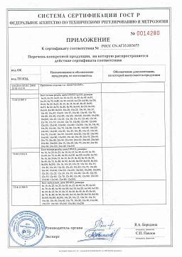 Сертификат на Шпилька резьбовая оцинкованная (DIN 975) 2