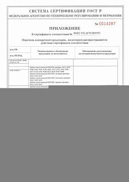 Сертификат на Анкер забивной стальной 4